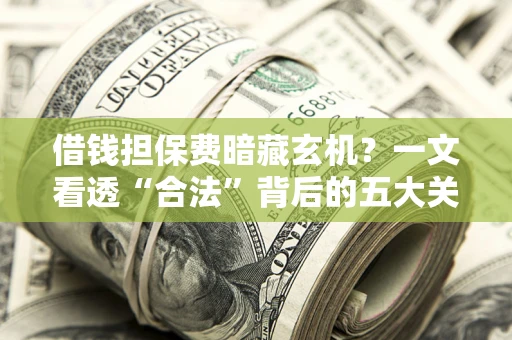 北京借钱担保费暗藏玄机？一文看透“合法”背后的五大关键陷阱