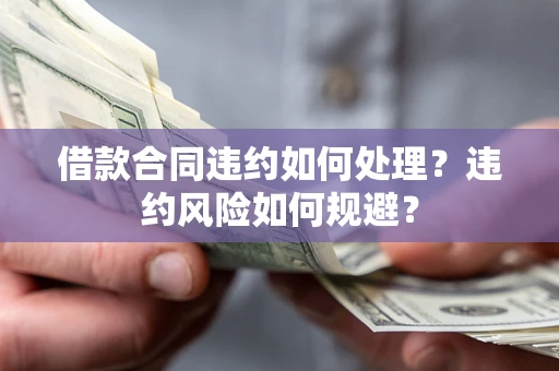 北京借款合同违约如何处理？违约风险如何规避？