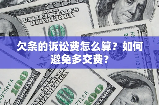 北京欠条的诉讼费怎么算？如何避免多交费？