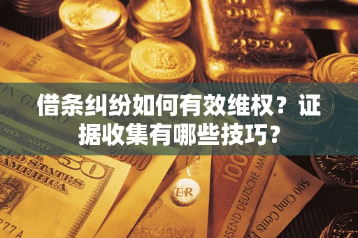 北京借条纠纷如何有效维权？证据收集有哪些技巧？