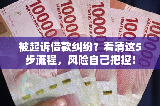 北京被起诉借款纠纷？看清这5步流程，风险自己把控！