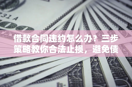 北京借款合同违约怎么办？三步策略教你合法止损，避免债务危机升级